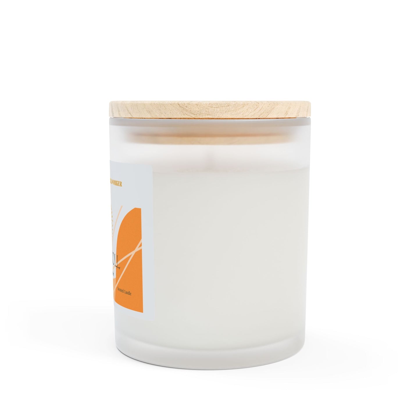 Sunny Stroll Frosted Glass Candle, 11oz