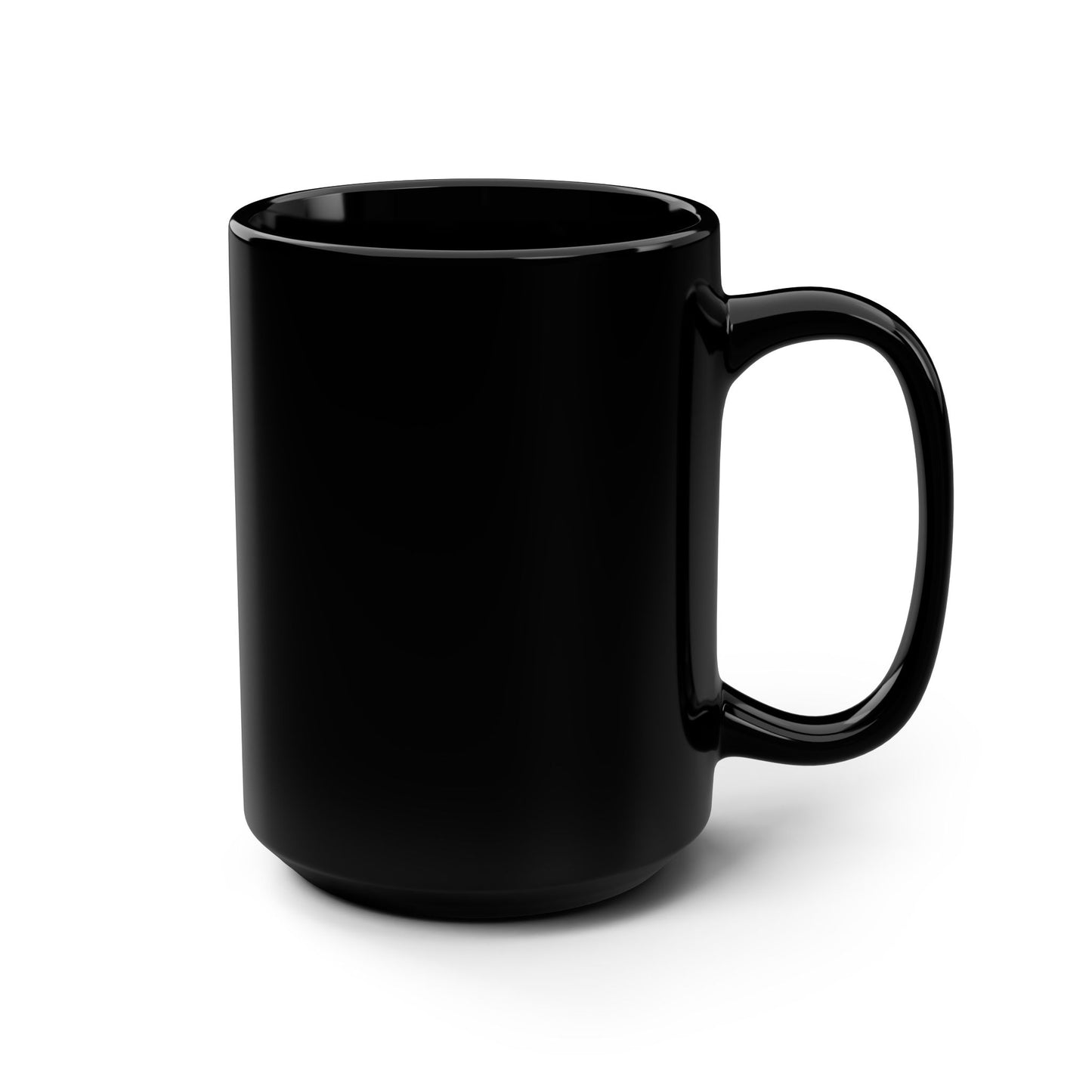 MOMME MOMENT Black Mug, 15oz