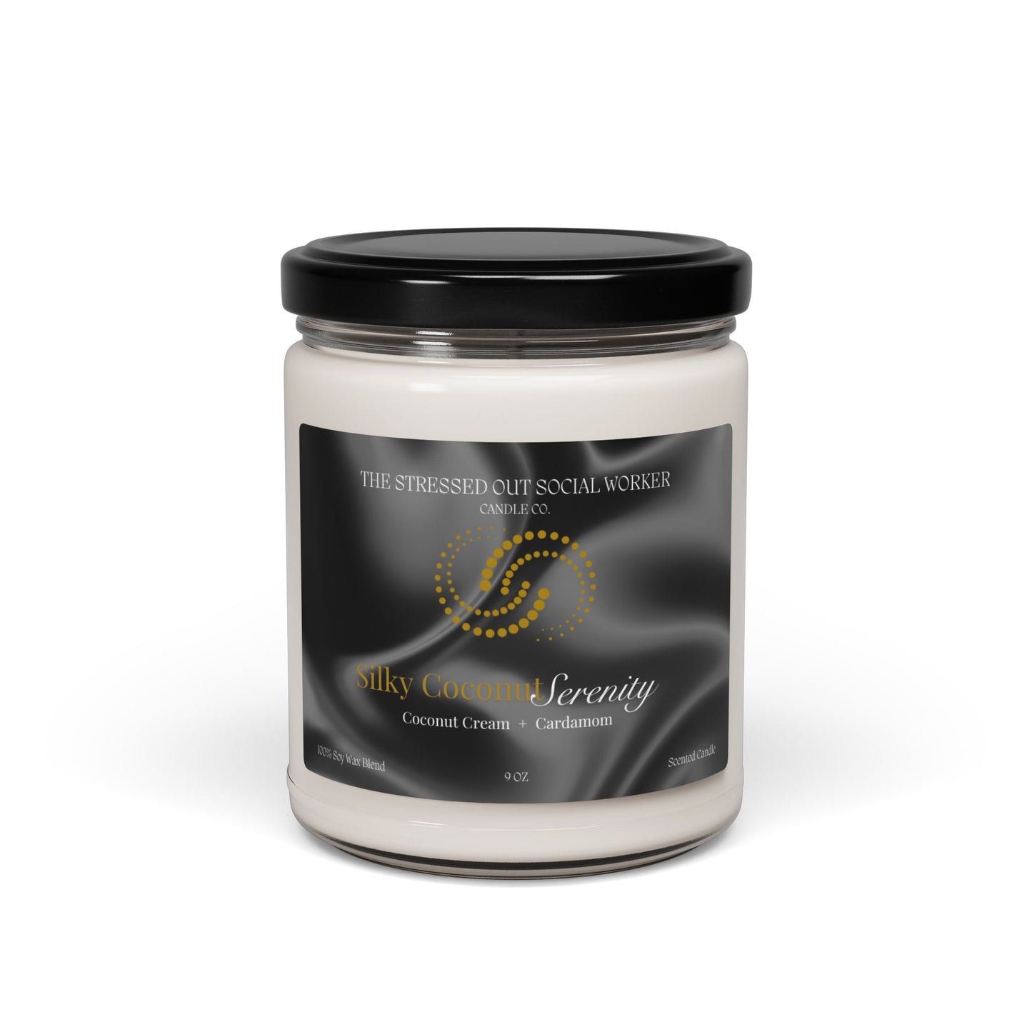 Silky Coconut Serenity Scented Soy Candle, 9oz