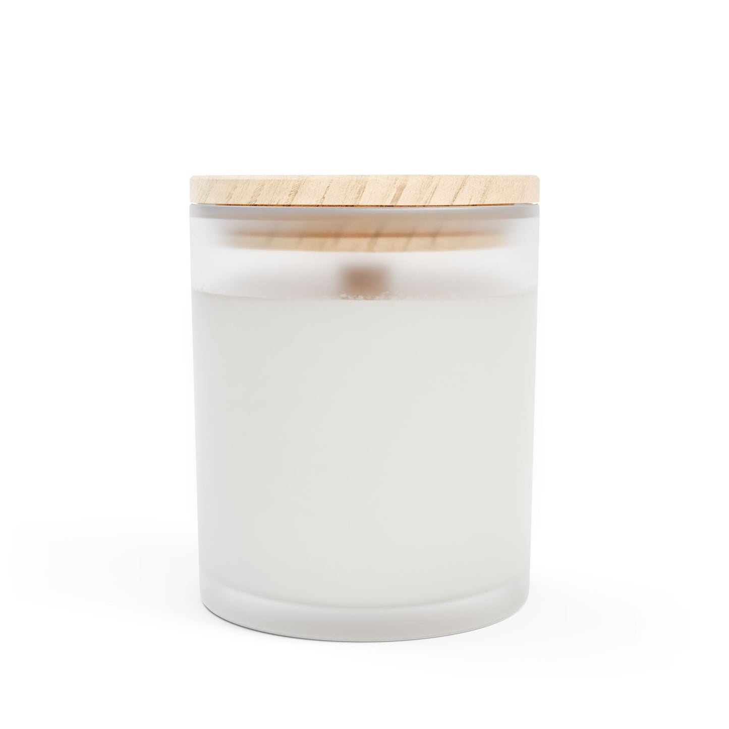 Freedom Flame Frosted Glass Candle, 11oz