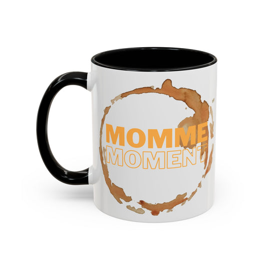 MOMME MOMENT Two-Tone Accent Coffee Mug, 11oz