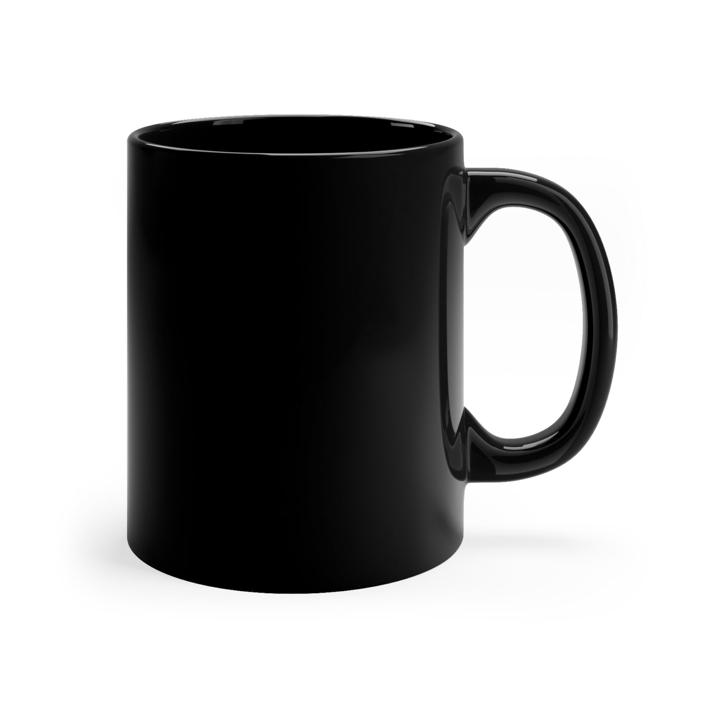 SOS Black Coffee Mug, 11oz